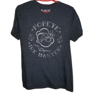 Popeye Ink Master Short Sleeve TShirt Size S